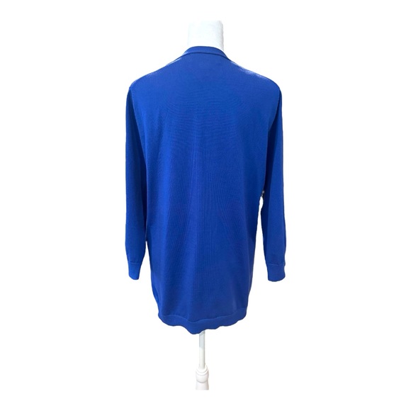 Lands’ End Outfitters Cardigan Blue Button Up Women’s Size L - Picture 2 of 5